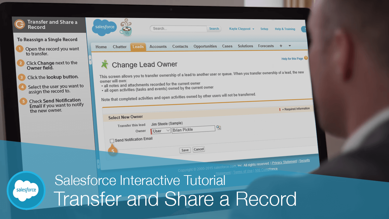 Transfer and Share a Record