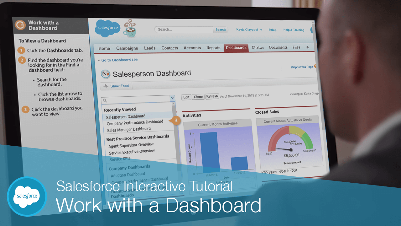 Work with a Dashboard