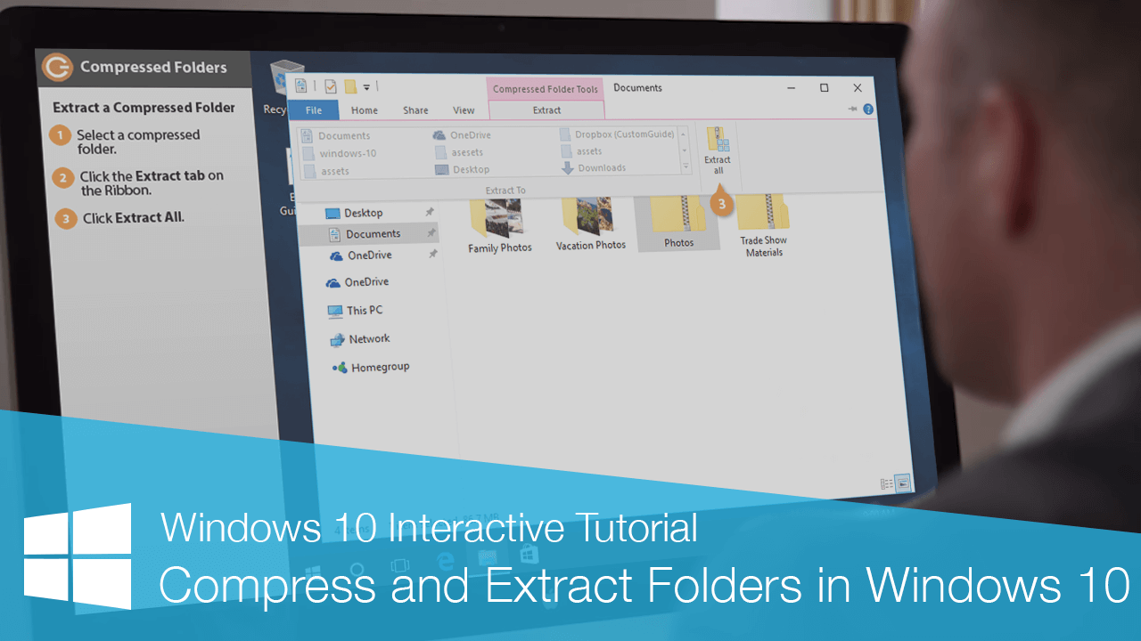 Compress and Extract Folders in Windows 10