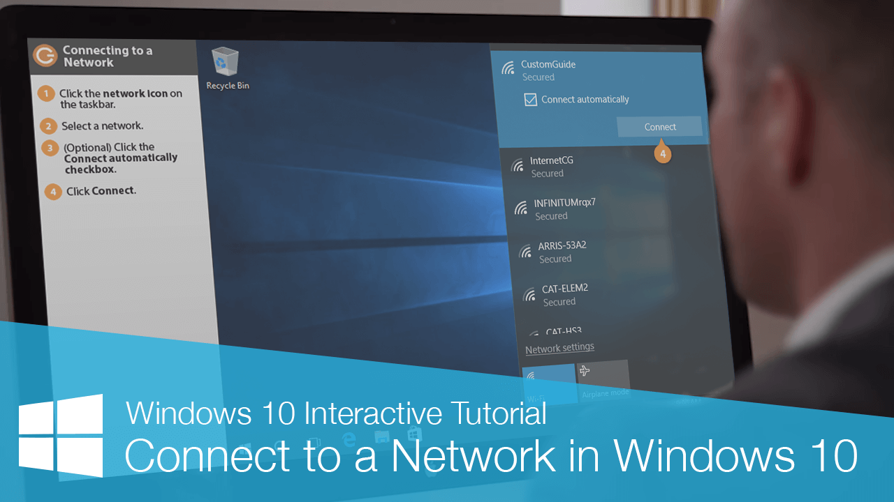 Connect to a Network in Windows 10