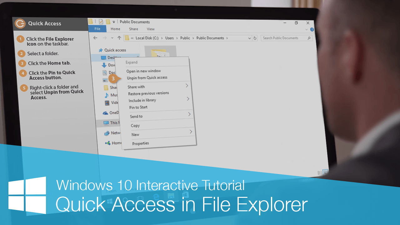 Quick Access in File Explorer