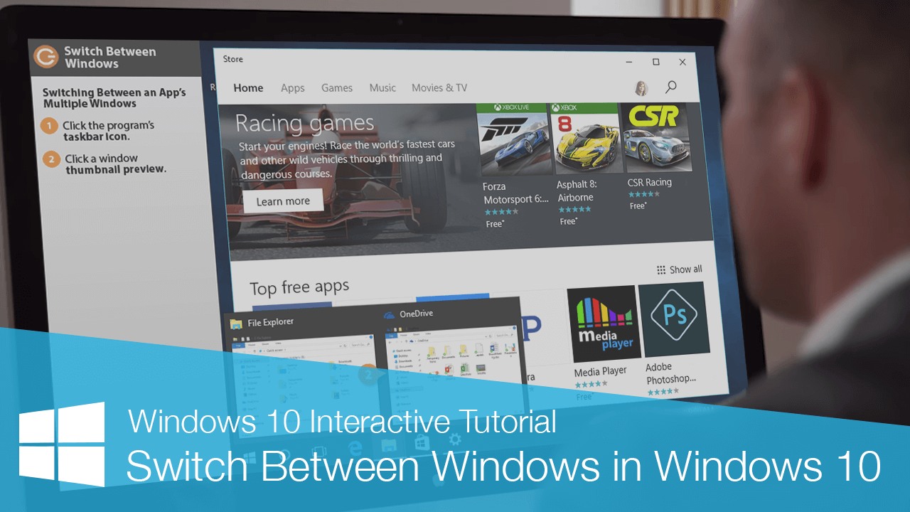 Switch Between Windows in Windows 10