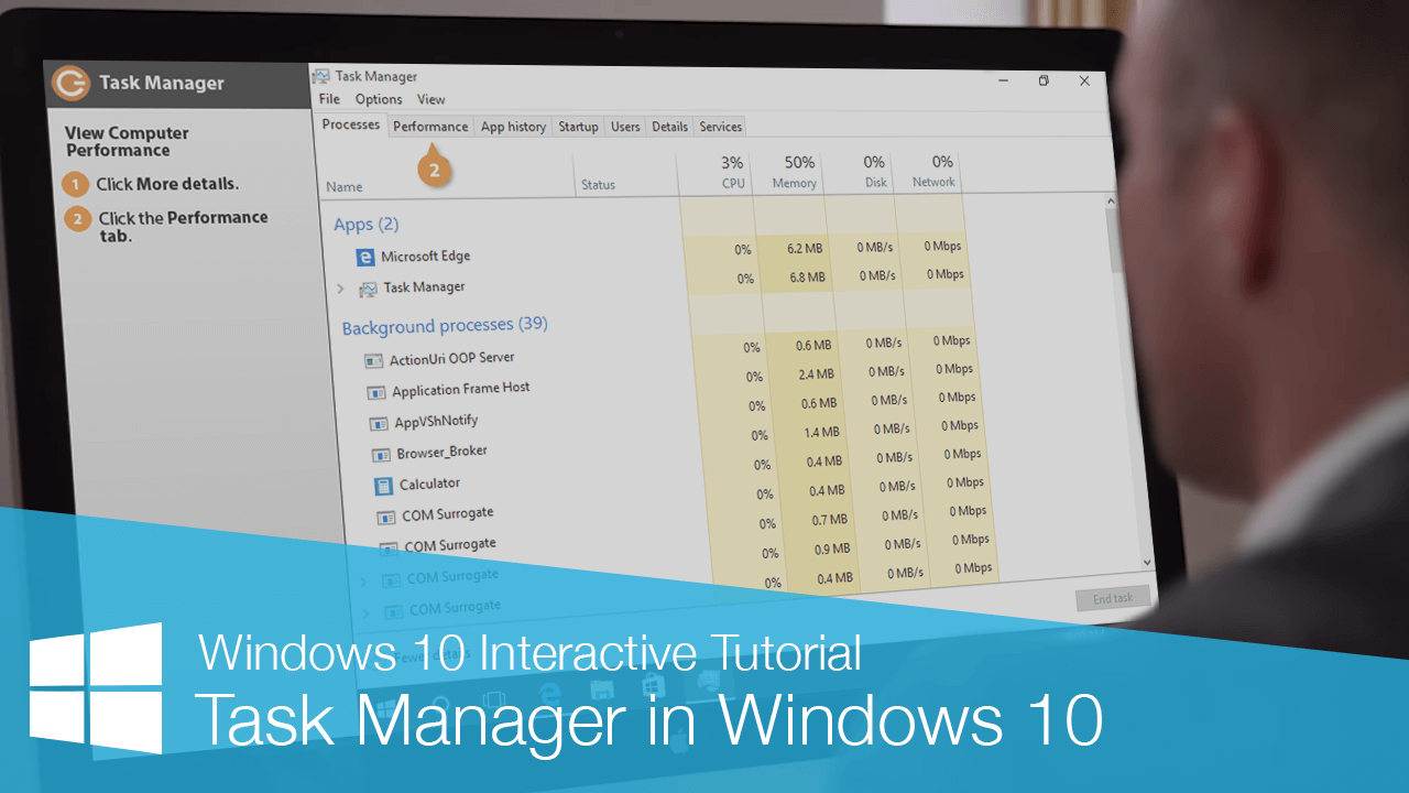 Task Manager in Windows 10