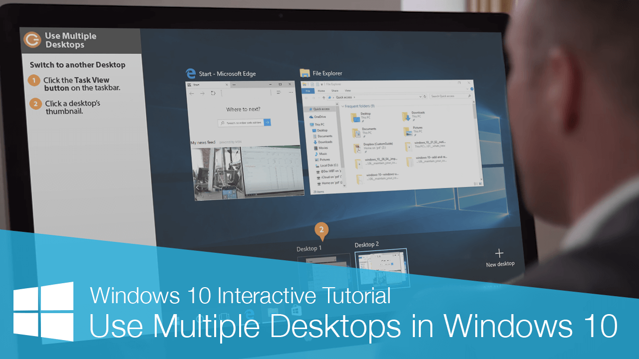 Use Multiple Desktops in Windows 10