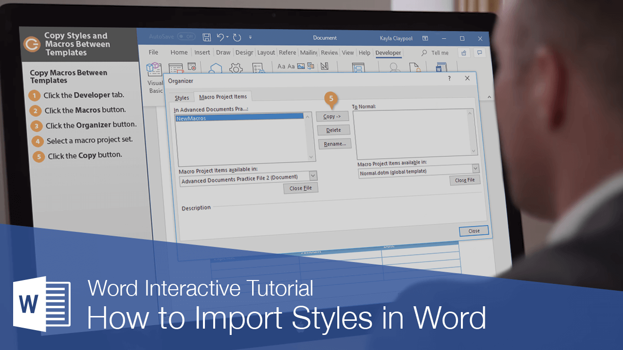 How to Import Styles in Word