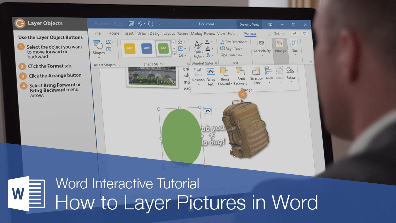 How to Layer Pictures in Word