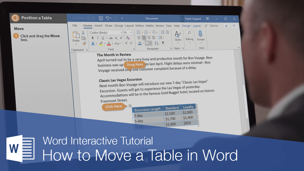 How to Move a Table in Word