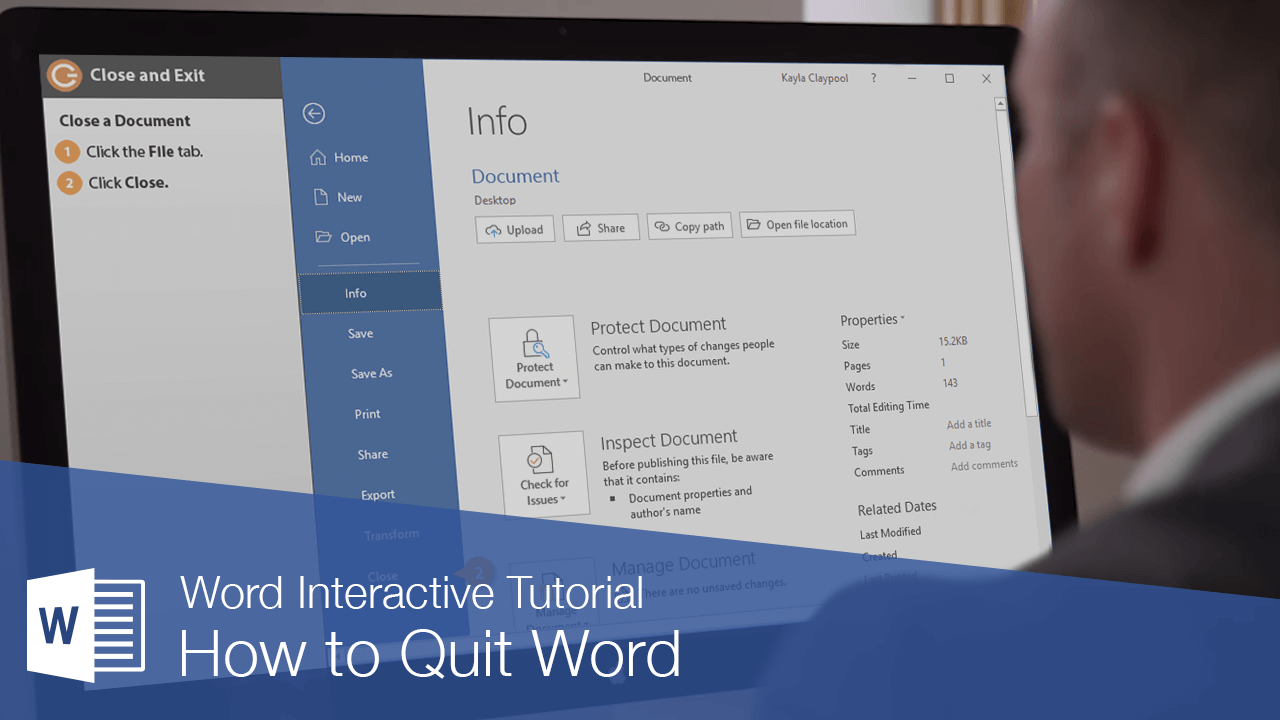 How to Quit Word