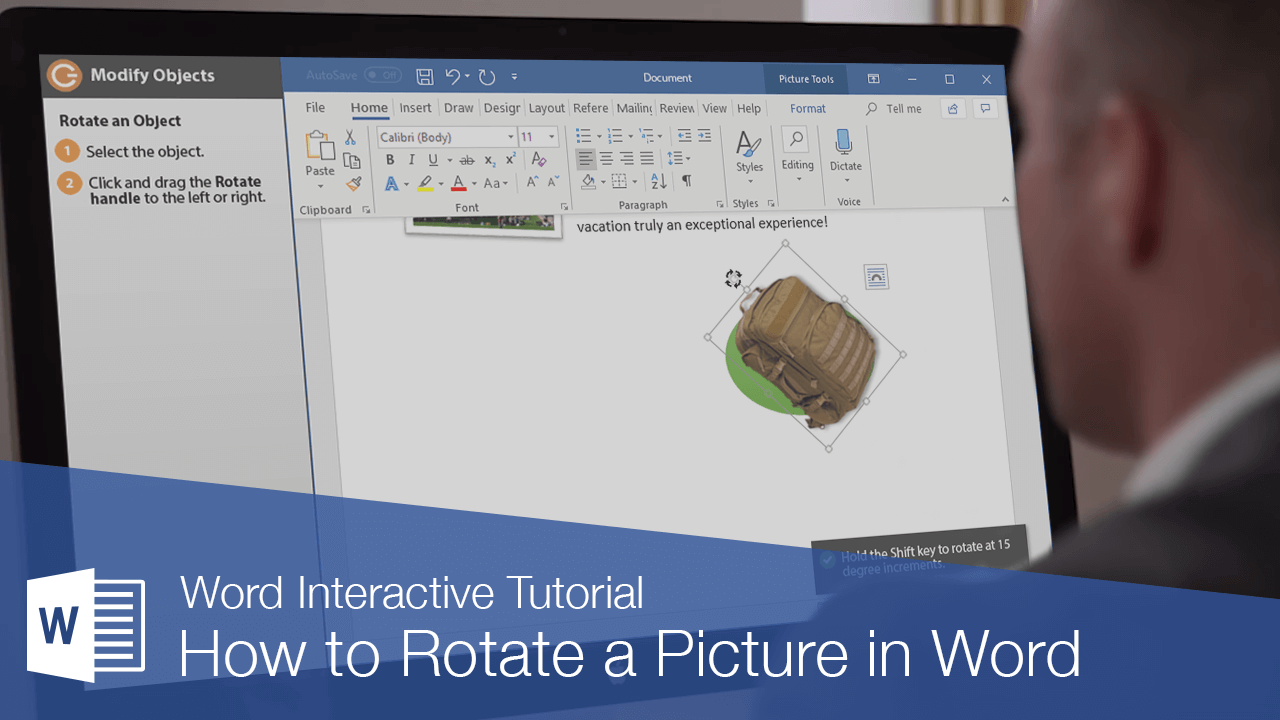 How to Rotate a Picture in Word