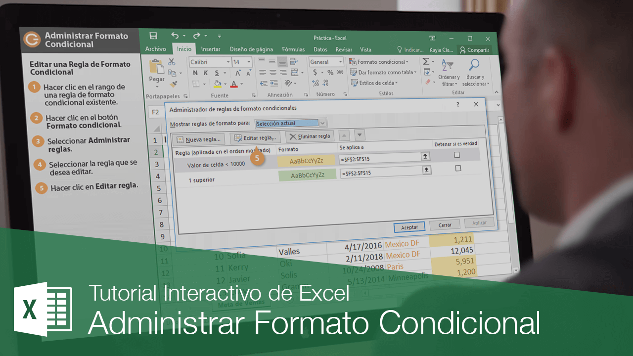 Administrar Formato Condicional