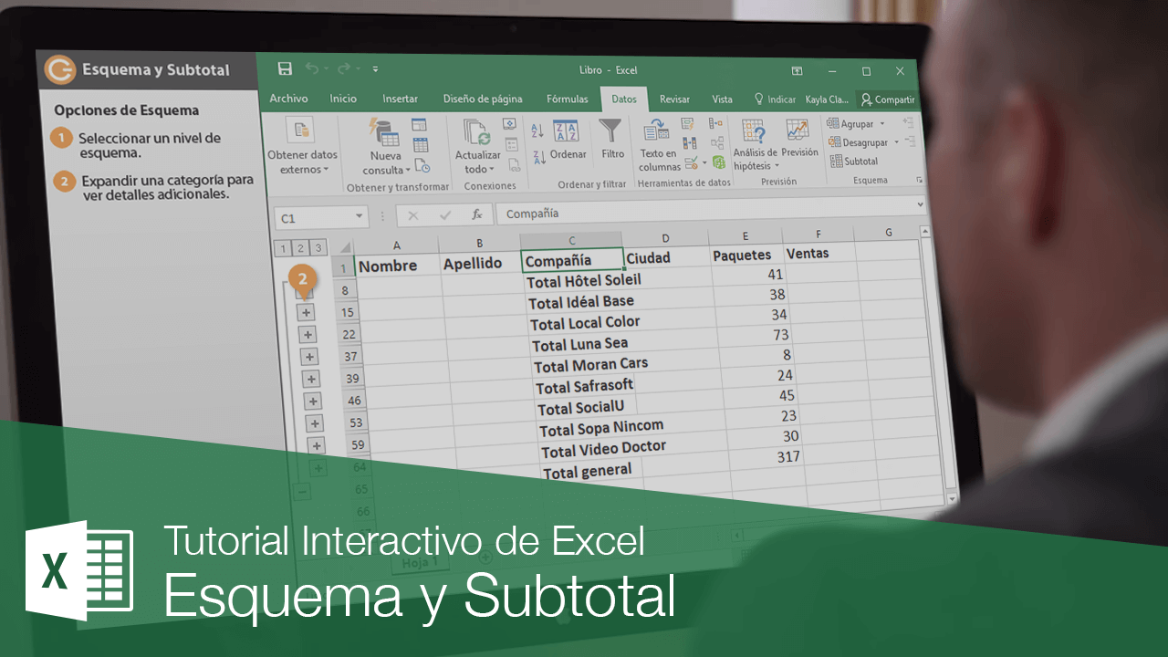 Esquema y Subtotal