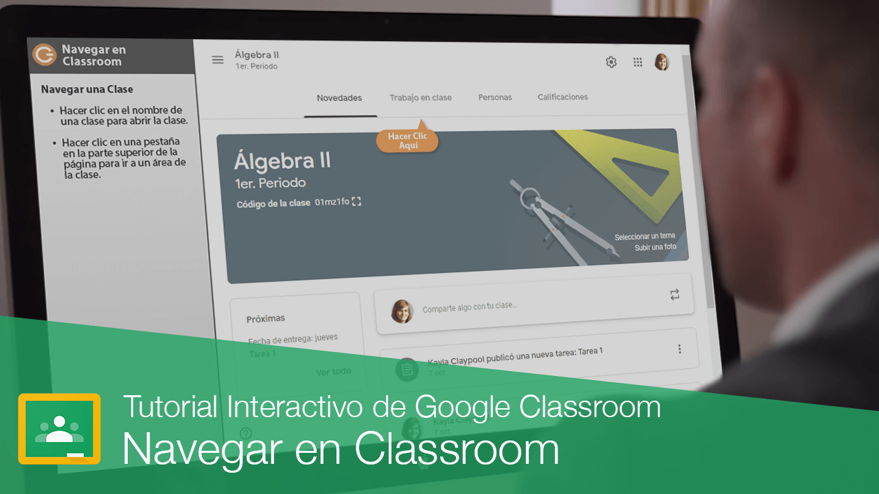 Navegar en Classroom