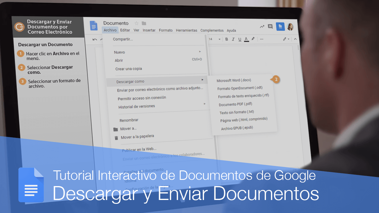 Descargar y Enviar Documentos por Correo Electrónico