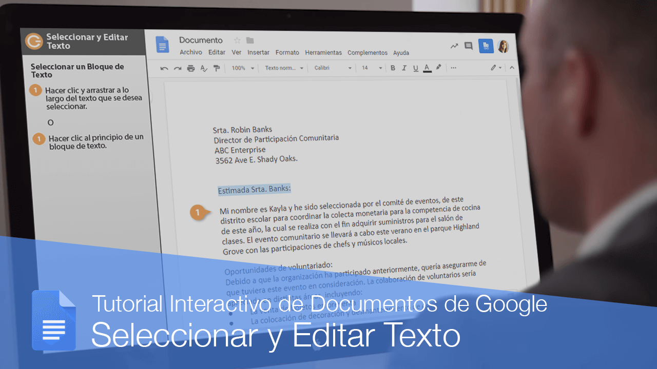 Seleccionar y Editar Texto