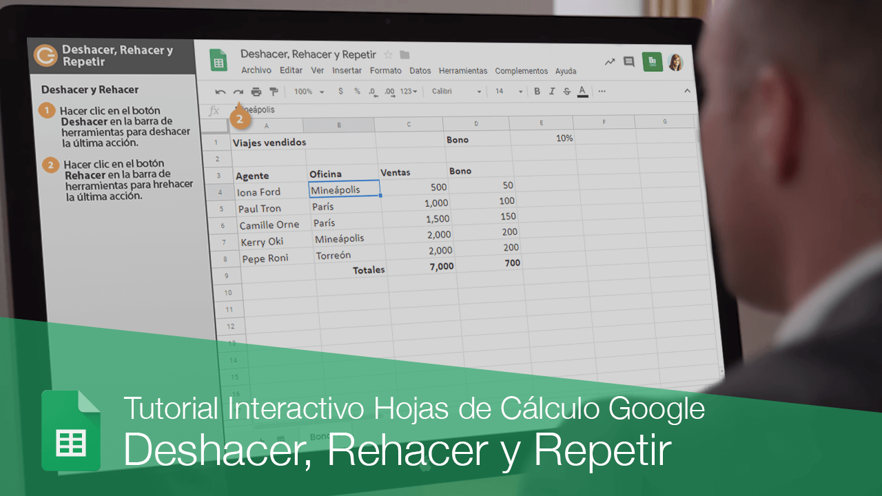 Deshacer, Rehacer, y Repetir