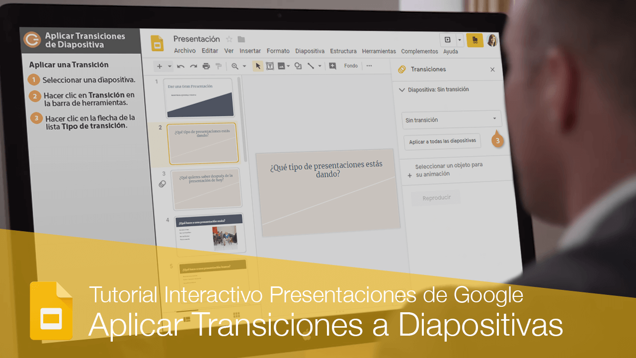 Aplicar Transiciones de Diapositivas