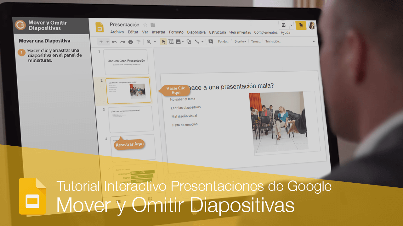 Mover y Omitir Diapositivas