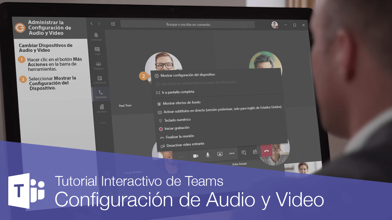 Administrar la Configuración de Audio y Video