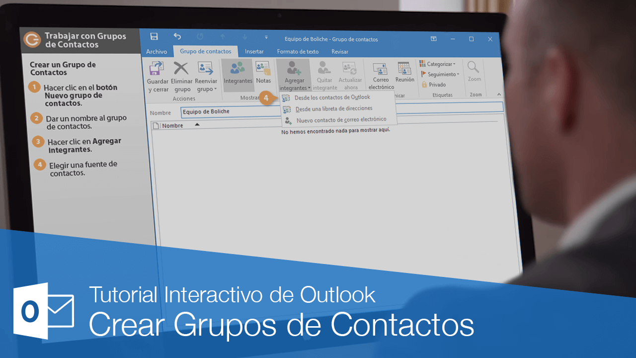 Crear Grupos de Contactos