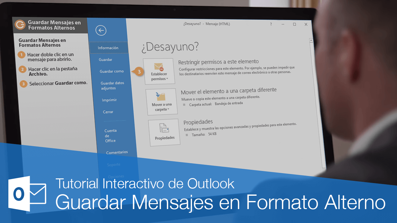 Guardar Mensajes en Formatos Alternos