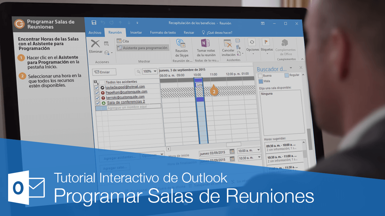 Programar Salas de Reuniones