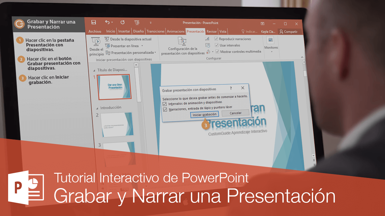 Grabar y Narrar una Presentación