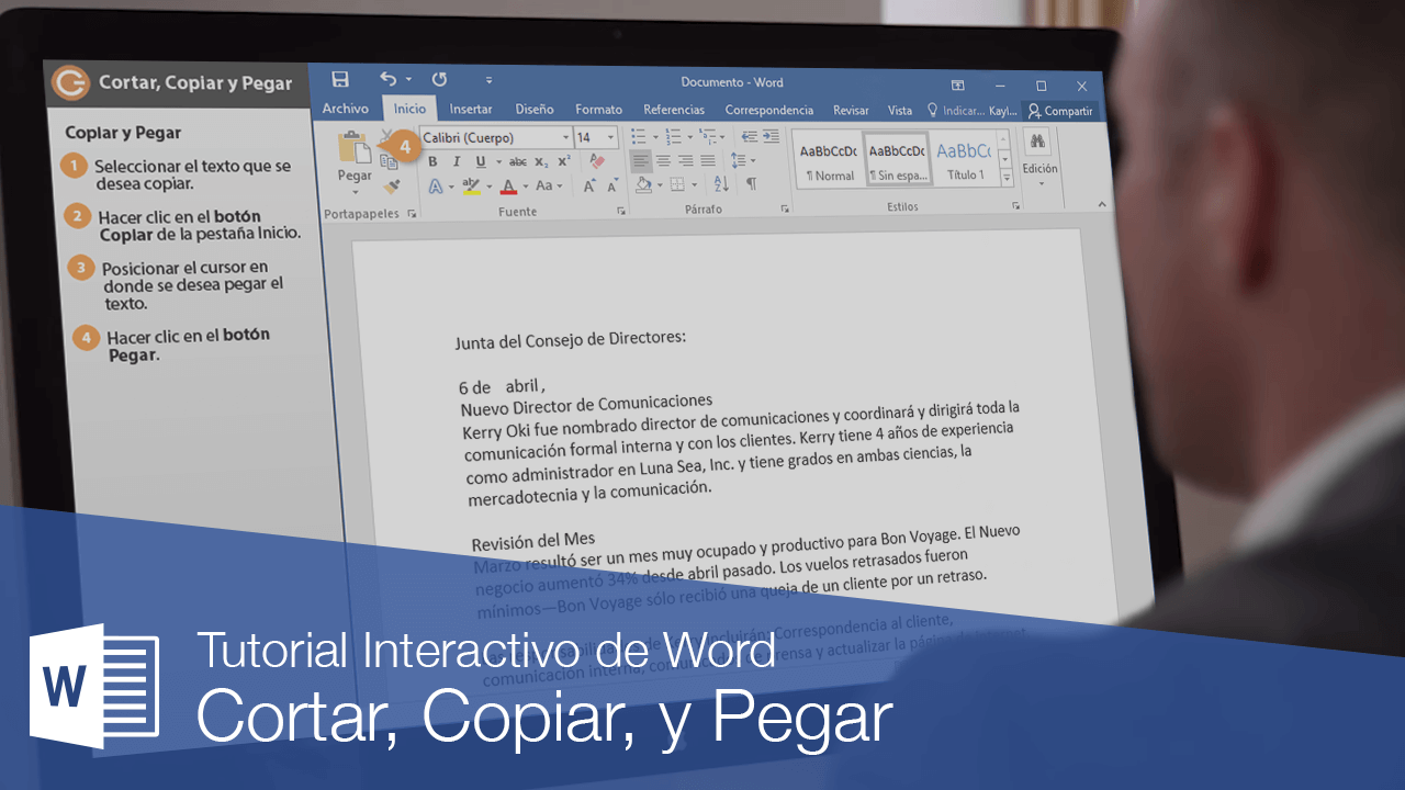 Cortar, Copiar, y Pegar