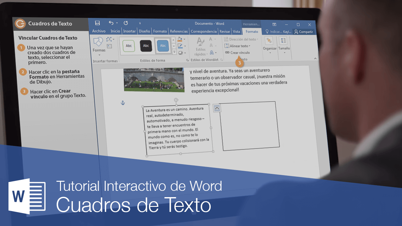 Hacer Cuadro En Word Cuadros de Texto | CustomGuide