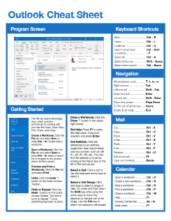 Outlook Quick Reference