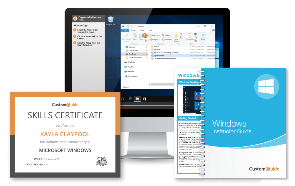 Windows 10 training customguide